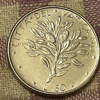 Moneta 50 lire Città del Vaticano Paolo VI