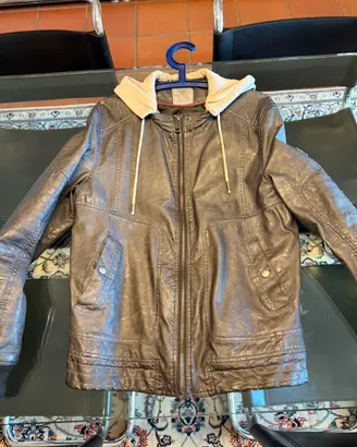Giubbotto in pelle guess uomo