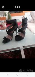 Sandali alti neri eleganti n.37 €15