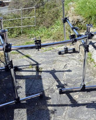 DRUM RACK DIXON  Ø MM 38 CROMATO