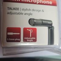 mini microfono per videochat,  webinar,  zoom, etc