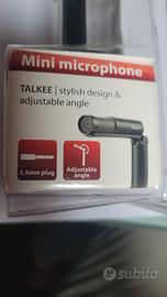 mini microfono per videochat,  webinar,  zoom, etc