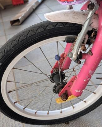 Bicicletta Bottecchia Bambina 16 Pollici Rosa