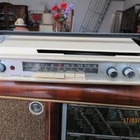 mangiadischi con radio giallo Europhon Rolling con