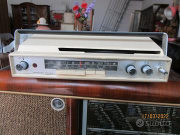 mangiadischi con radio giallo Europhon Rolling con