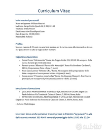 Cuoco/ pizzaiolo in teglia