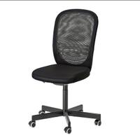 sedia ufficio nera, flintan ikea
