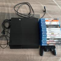Playstation 4 + 16 giochi + controller