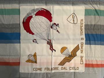 Foulard Bandiera anni 80 Paracadutisti Folgore