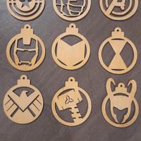 decorazioni natale Avengers