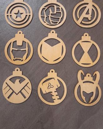 decorazioni natale Avengers