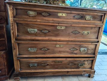 cassettone  legno massello 