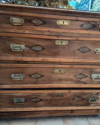 cassettone  legno massello 
