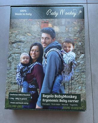 Marsupio ergonomico baby monkey come nuovo
