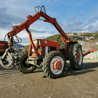 Trattore con pinza Fiat Masteiferguson 88cv