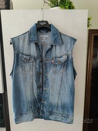 Smanicato Gilet Jeans TRN1961 Taglia S