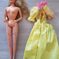 Barbie originale con vestito giallo da collezione