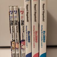 Re:Zero Light Novel vol. 1-3 + manga Box