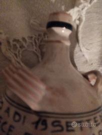 Tragno per aceto balsamico in ceramica di Faenza