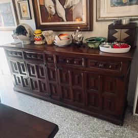 Credenza stile spagnolo 220x50