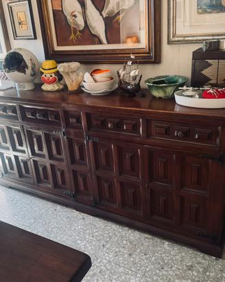 Credenza stile spagnolo 220x50