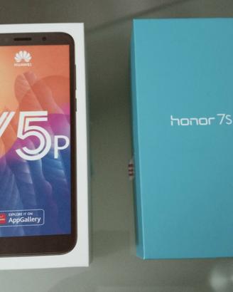 2 Smartphone Huawei y5p e Honor 7s