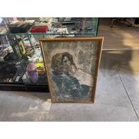 QUADRO IMMAGINE SACRA MADONNA CON BAMBINO TELA STA