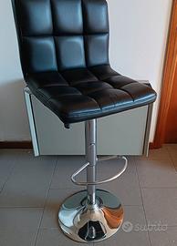 Sgabello cucina/bar nero