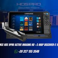 Lowrance hds 9 pro+active imaging + c-map discover