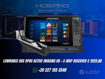 Lowrance hds 9 pro+active imaging + c-map discover