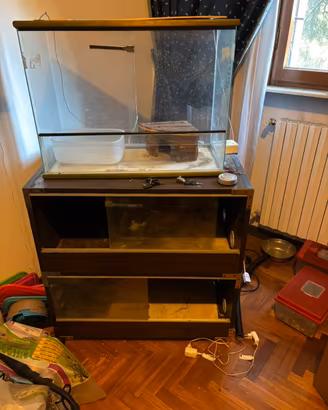 Teche per serpenti o altri rettili e accessori