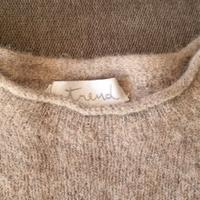 Maglione lana Intrend beige tg XXS modello corto