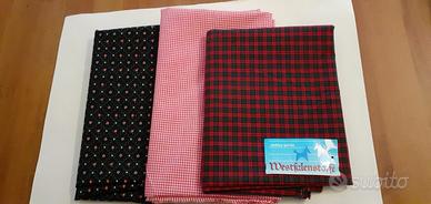 N. 3 scampoli di tessuto 