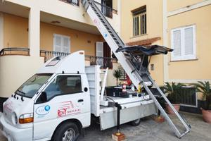 autoscala modello cte  24 metri scarrabile