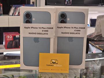 Apple iPhone 16 Plus 256GB - NUOVO SIGILLATO