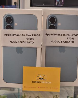 Apple iPhone 16 Plus 256GB - NUOVO SIGILLATO