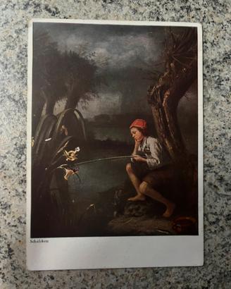 Cartolina viaggiata Godfried Schalcken