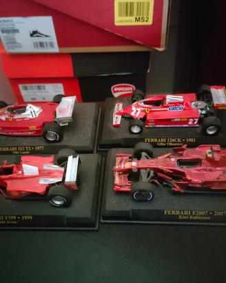 Modellini Scuderia F1 Ferrari 1/43 a 20 euro l'uno