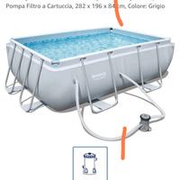 Piscina fuori terra 3x2 con accessori