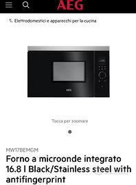 Forno a micronde aeg
