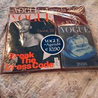 Rivista Vogue italia con agenda 2026