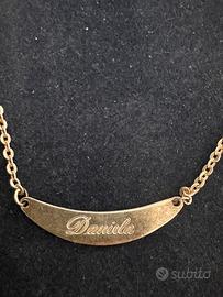 Collana in argento personalizzata “Daniela