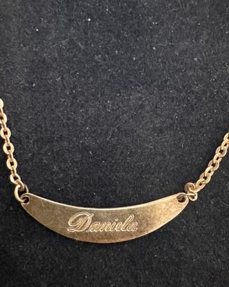 Collana in argento personalizzata “Daniela