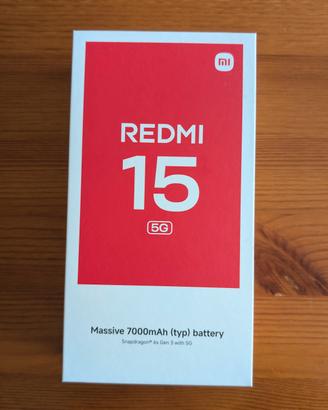 Xiaomi Redmi 15 5G – 8GB RAM / 256GB – Come Nuovo 