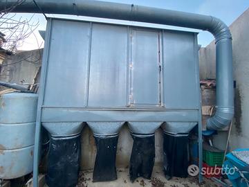 Aspirapolvere industriale a 4 sacchi (falegnameria