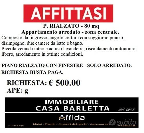 Appartamento ARREDATO - zona Centrale