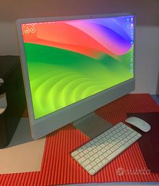 Apple iMAC 24 Apple M1 RAM 8 GB SSD 512  (4 porte)