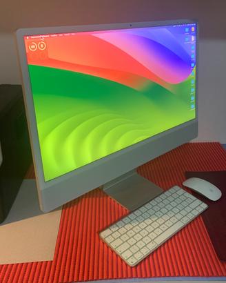 Apple iMAC 24 Apple M1 RAM 8 GB SSD 512  (4 porte)