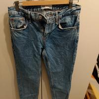 Jeans Zara TG S (EU 36),vestibilità skinny