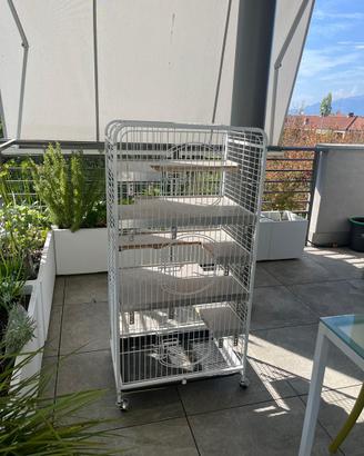 Gabbia in alluminio 132x64x44